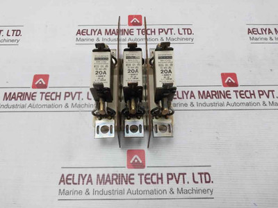 Bogenschutz Nh-c00 Fuse Holder With Fuse 20A 500V Gl-gi 120 Ka