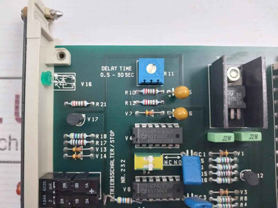 Rolf Janssen 232 Pcb Card For Operating Engine/Stop Reset Nr.232