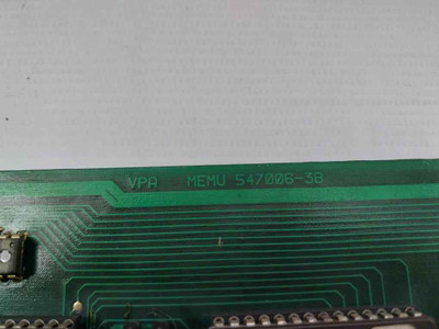 Valmet Process Automation Vpa Memu Memory Board M851040 M1 547006-3A