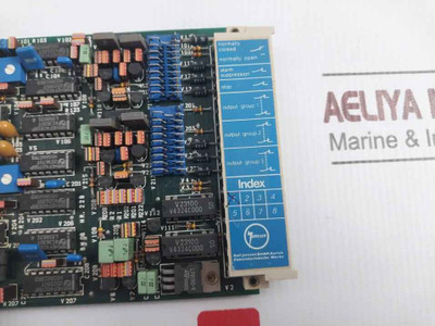 Rolf Janssen Bm 06 Pcb Module For Emergency Stop Control Station Nr.229