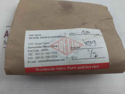 Coffin Turbo Pump X103 Thrust Bearing Oil Deflector 13D-000-05G