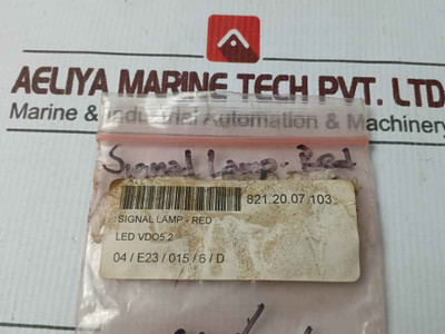 Lot of 2X LED VDO5.2 Signal Lamp Mount Indicator Panel (Red)