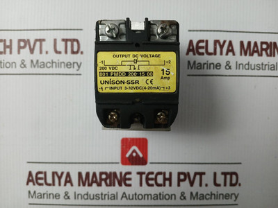 Unison-ssr 801 Pmdd 200 15 00 Solid State Relay 200 Vdc 15 Amp
