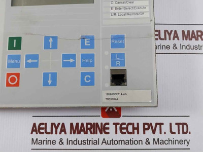 Abb Rec670 Bay Control Unit 1/1B Rev.R.G0 1Mrk002814-aa (Front Panel Only)