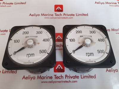 Yokogawa 86JA7562 RPM Meter 0-500 RPM Yokogawa 86JA7562 RPM Meter 0-500 RPM