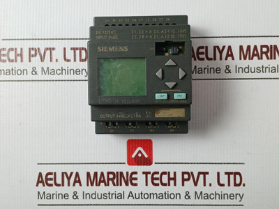 Siemens 6Ed1 052-1Md00-0Ba6 Logo! 1224Rc Logic Display Module 240V 10A