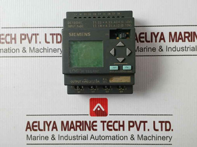 Siemens 6Ed1 052-1Md00-0Ba6 Logo! 12/24Rc Logic Display Module 240V 10A