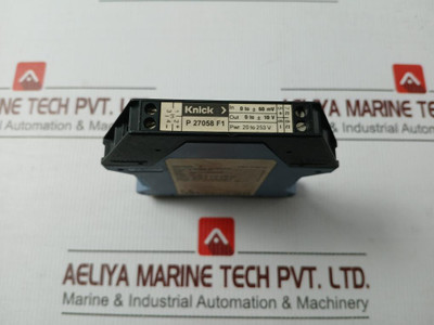 Knick P 27058 F1 Dc-isolation Amplifier 20 To 253 V Ac/Dc