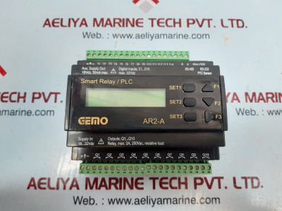 Gemo Ar2-a Smart Relay / Plc 18Vdc,50Ma