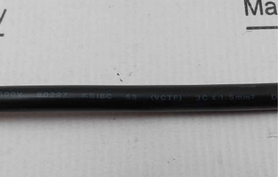 Ks C Iec 60227-5 Sensor Cable Iec 300/500V 1.5 Meter