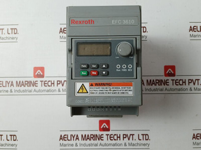Rexroth Efc3610-0K75-3P4-mda-7P-nnnnn-nnnn Frequency Converter 2.6A 50/60Hz