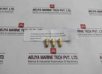 Lot of 5X BSP Female to Male Brass Connector Pipe Fitting Long Nipple Rod Couple