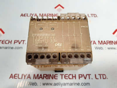 Pilz pnoz 110vac 3s 1o safty relay 474630 Pilz pnoz 110vac 3s 1o safty relay 474630