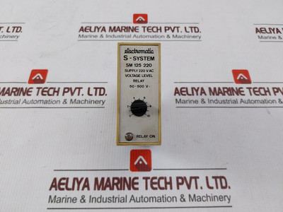 Electromatic Sm 125 220 S-system Voltage Level Relay 220V
