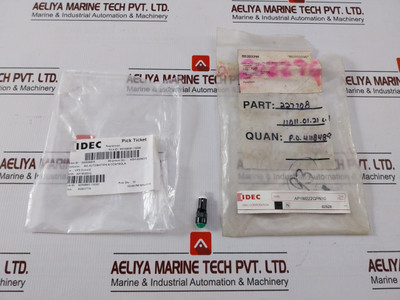 Pack Of 10X Idec Ap1M222Gpn10 Pilot Light Green 24V