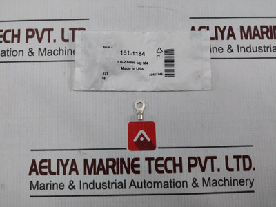 Lot Of 10X Te Connectivity 161-1184 Uninsulated Ring Terminal 1.0-2.6Mm Sq.M4