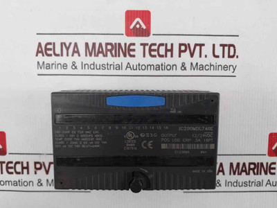 Ge Fanuc Ic200mdl740e Output Module 12/24vdc 0.5a