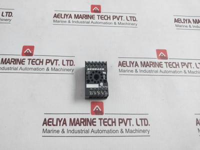 Schrack Mr 78750 Din Rail Mount Relay Socket 10A 400V