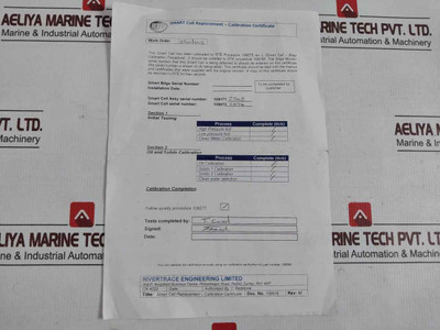 Rivertrace Smart-cell Replacement Smart Cell-bilge Oil Alarm Rev M 109166