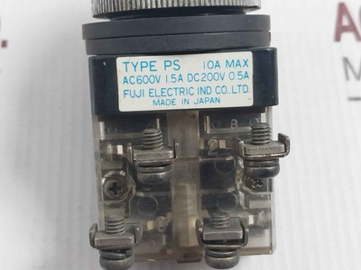 Fuji Electric Push Button Switch 10A Max Ac600V 1.5A