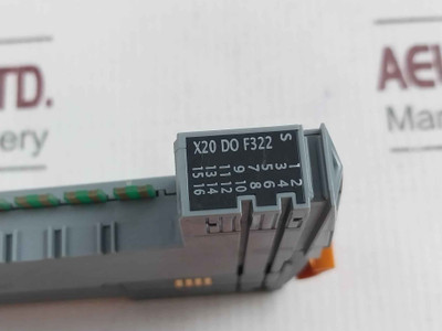 B&r X20 Do F322 Digital Output With X20 Bm 11 Base Module