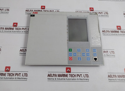 Abb Rec 670 Bay Control Unit Sw1.2 1Mrk00008-nb (Front Panel Only)