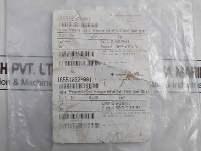 Generant Vrvh-250Ss-b-500 Pressure Control Valve T3 Energy