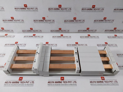 Rittal Sv 9340.000 Busbar System 3Ph 600480Vac 63A Awg10-6 44 Lb-in75C Copper Rail