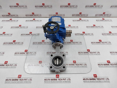 Hkc Hq-0083500100 Electric Part Turn Actuator Flanged WButterfly Valve 80 Nm