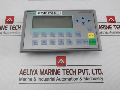 Siemens 6Av6 647-0Ah11-3Ax0 Kp300 Simatic Hmi Basic Panel 24V Dc (Not Working)