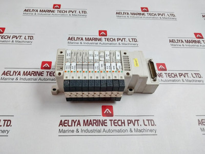 Smc Vqc1-lok005 Valve Terminal With 10 Solenoid Valve 0.15-0.7Mpa Dc24V 0.5W