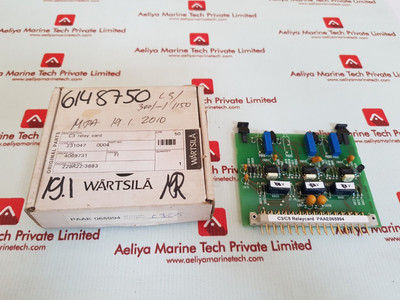 Wartsila c3/c5 relay card paae065994 Wartsila c3/c5 relay card paae065994