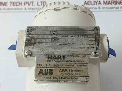 Abb 2600t Series Hart Field Communication Protocol Pressure Transmitter Ip67