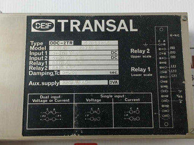 Deif Ddc-2Tr Transal Relay 220 V Ac 3Va 14K.4.1