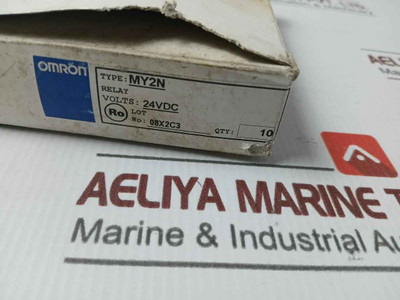 Lot of 5X OMRON MY2N Power Relay 24VDC