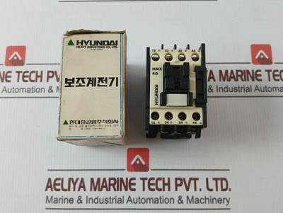 Hyundai Hmx 40 Control Relay 220A 600Vac 10Awg Max
