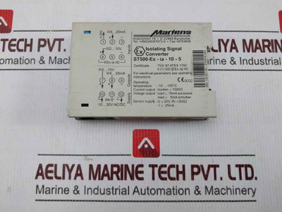 Martens Elektronik St500-ex-ia-10-5 Isolating Signal Converter 10..30v Ac/dc