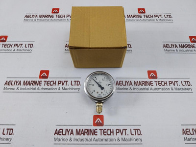 Wika En 837-1 Pressure Gauge -1.0 To 1.5 Bar Cl 1.6