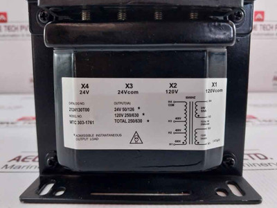 Egs 2124130T00 Sola Hevy-duty Industrial Control Transformer Class 105 50/60Hz