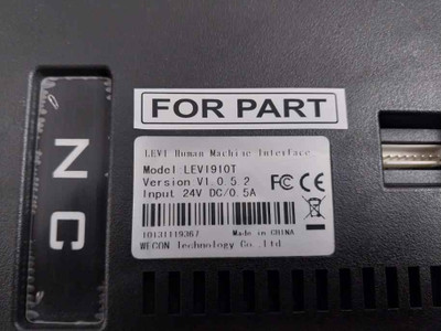Wecon Technology Levi910t Human Machine Interface 24v Dc/0.5a (not Working)