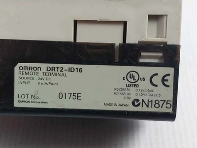 Omron Drt2-id16 Remote I/O Terminal Module 24V Dc 6Ma