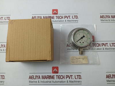 Ik 60-l-a Pressure Gauge 14” Pt 0-5KgPsi