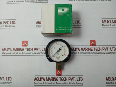 Pro-instrument 3P-b×38Pt Pressure Gauge 0-15KgCm2 0-200Psi