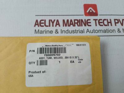 Waters 700009702 Assy Tube Welded