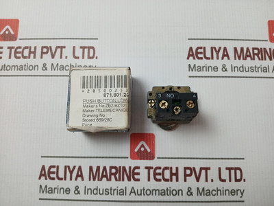 Telemecanique Zb2-bz101 Push Button Contact Block 10A 400Vac