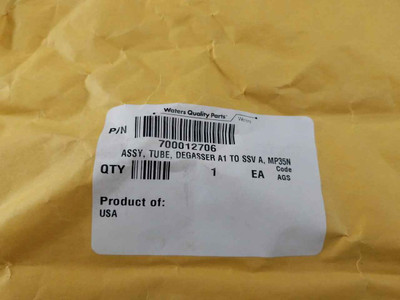 Waters 700012706 Tube Assembly For Degasser A1 To Ssv A