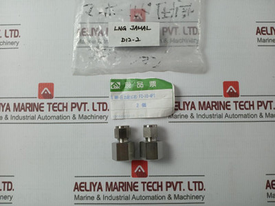 Lot Of 2X Lok Fc-10-4Pt Tube Fitting For 6 Ww Pressure Gauge Union