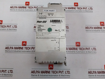 Lambda K40059 Vega 450 Switching Power Supply 24V 25A 100–240 Vac (Not Working)