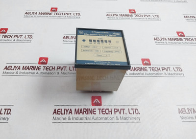 Larsen & Toubro 3 Phase 4 Wire Electronic Energy Meter 240V 5A 50Hz