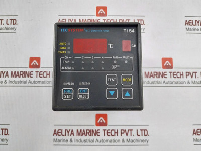 Tecsystem T154 Protection Relay 5060Hz 24-240 VdcVac